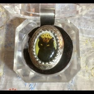 Black Cat Poison Ring size 7